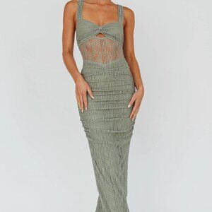 NWT Oliana Dress in Fern - AUS Size M, US Size 6